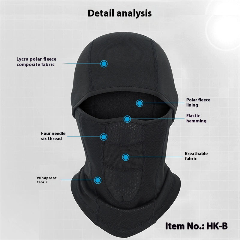 Windproof Cycling Mask - Waterproof Winter Hood