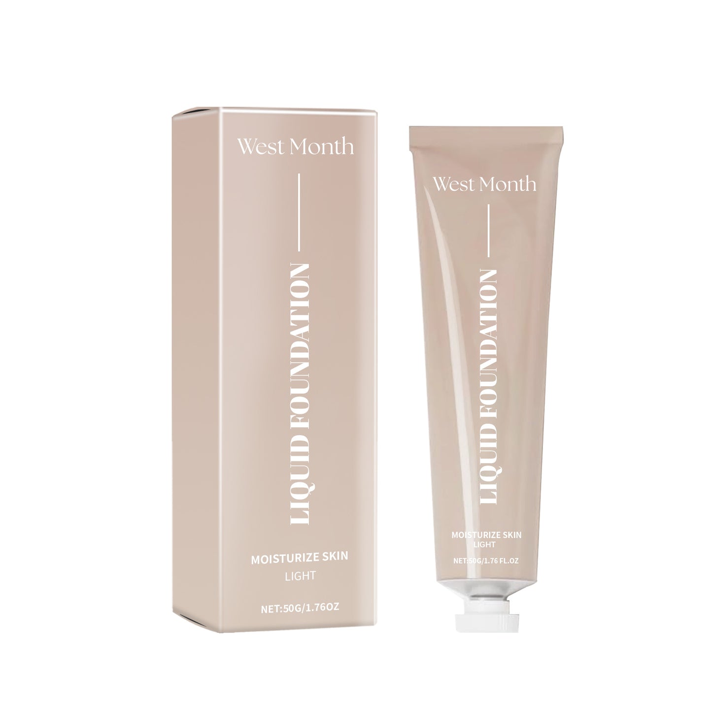 Long Lasting Moisturizing Liquid Foundation for Face Makeup 50g