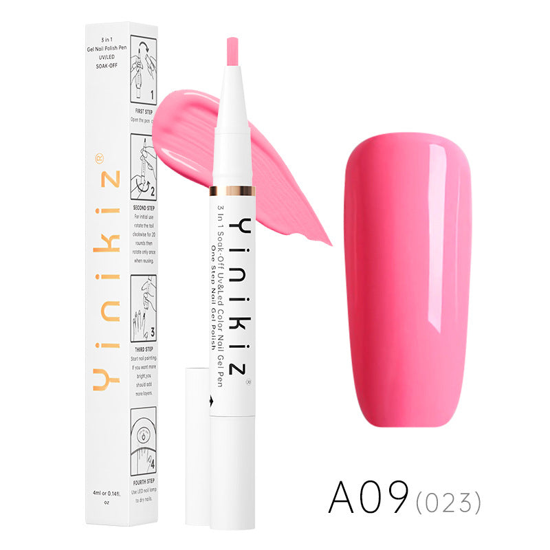 One-Step UV Nail Polish Pen - Fast, Convenient Manicure Gel, 4ml