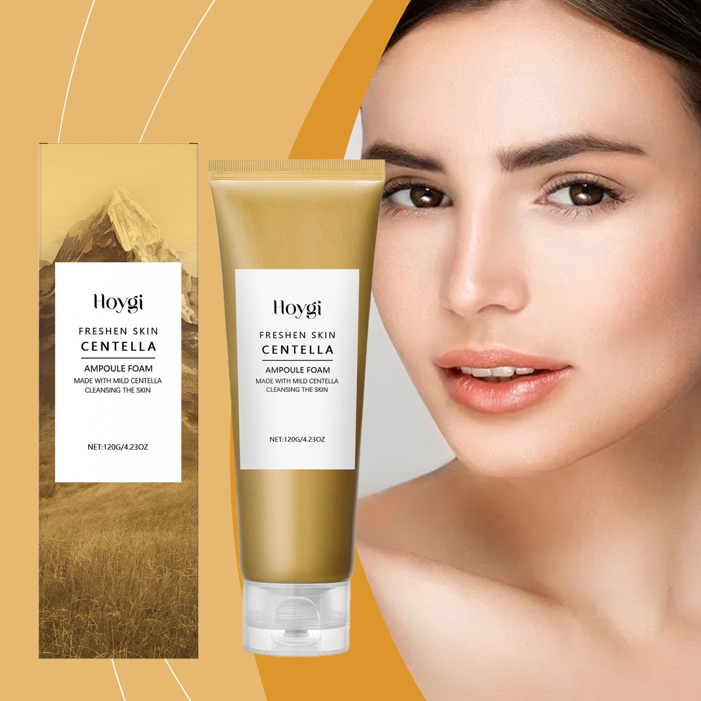 Centella Asiatica Moisturizing Facial Cleanser - Gentle Deep Pore Cleansing