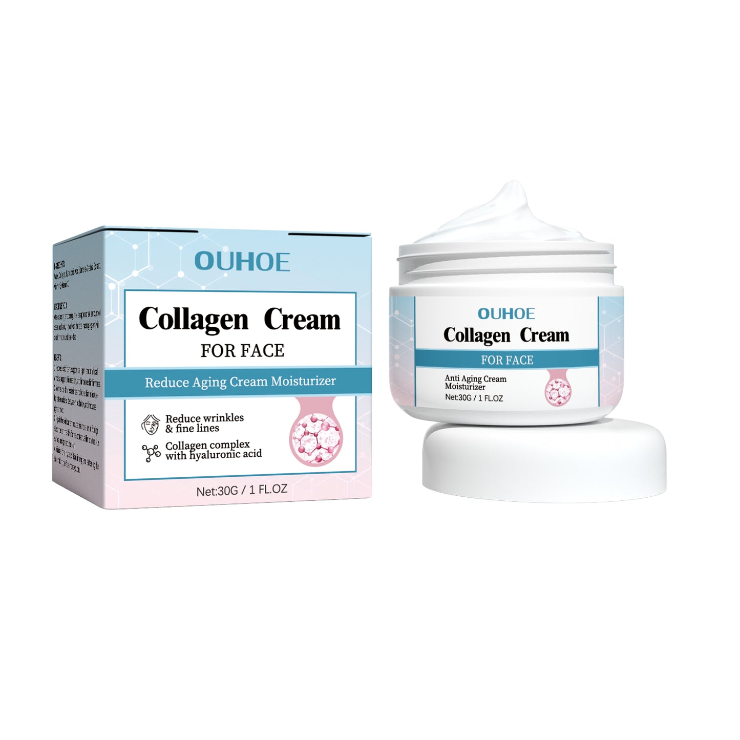 Collagen Anti-Wrinkle Face Cream - Moisturizing & Firming Skin Care