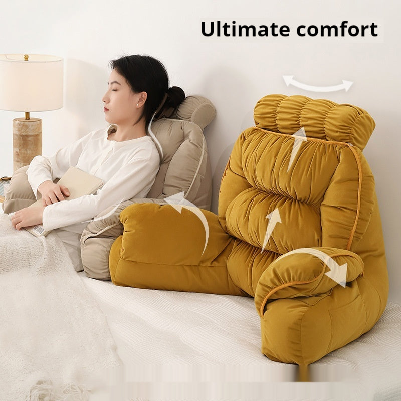 Backrest Pillow for Sofa Bed Support Cushion Neck and Waist Support