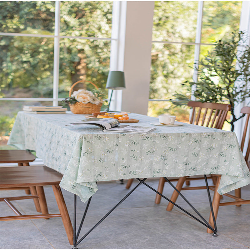 Rectangular Tablecloth for Dining Room Kitchen Home Decor Dustproof