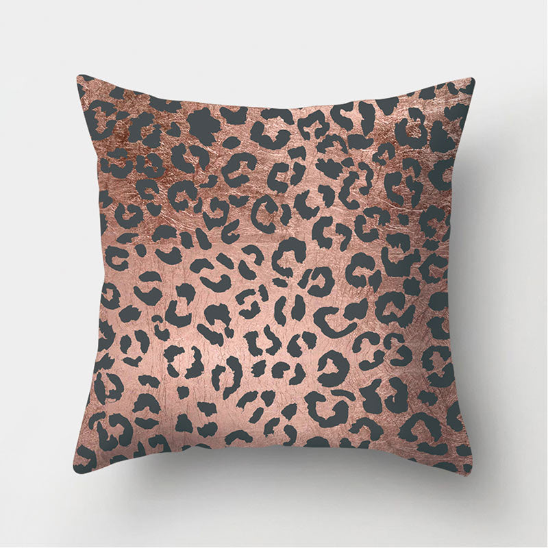 Velvet Leather Cushion Cover Sofa Pillowcase Modern Home Decor 45x45cm