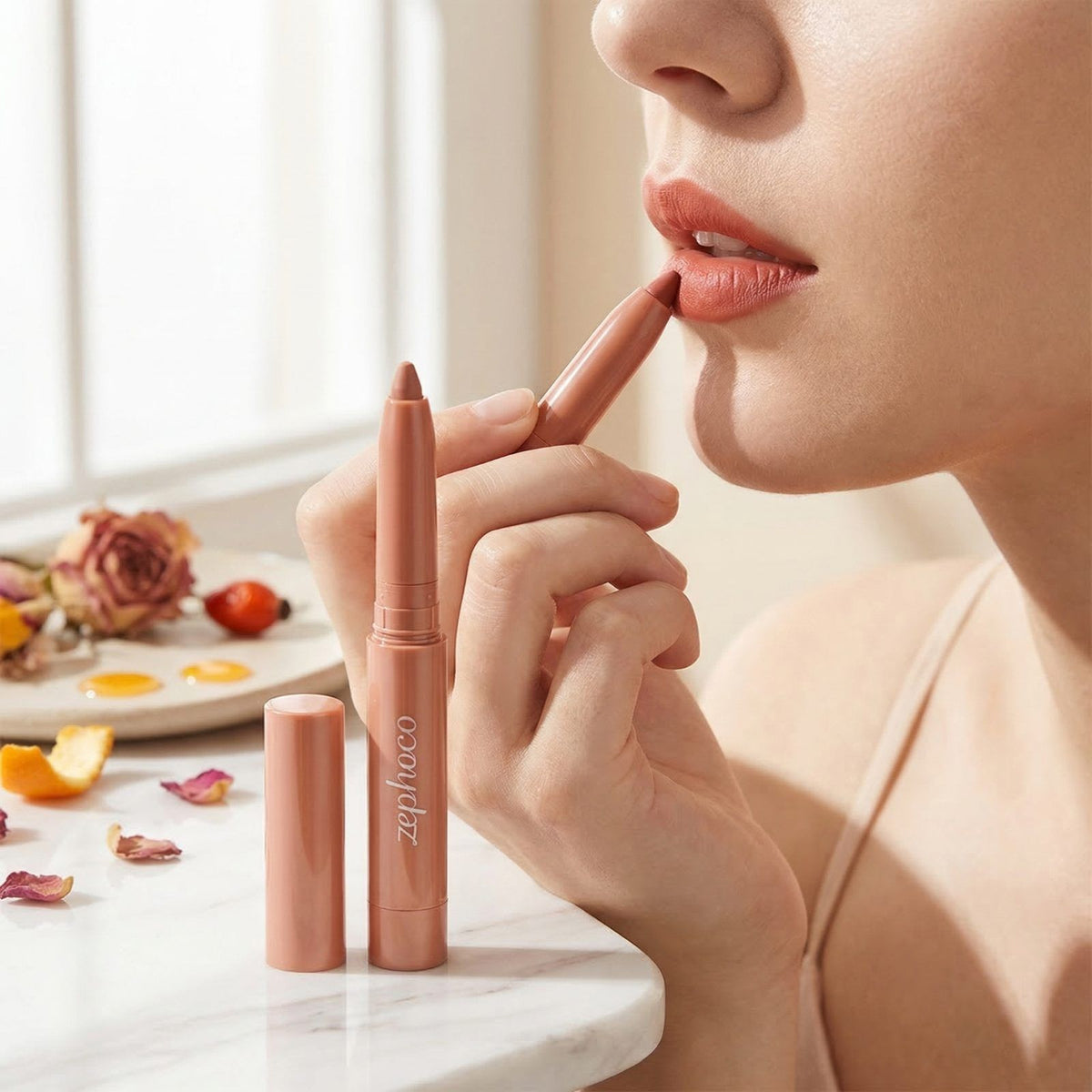 Lip Liner Pencil, Orange Red, 0.7g