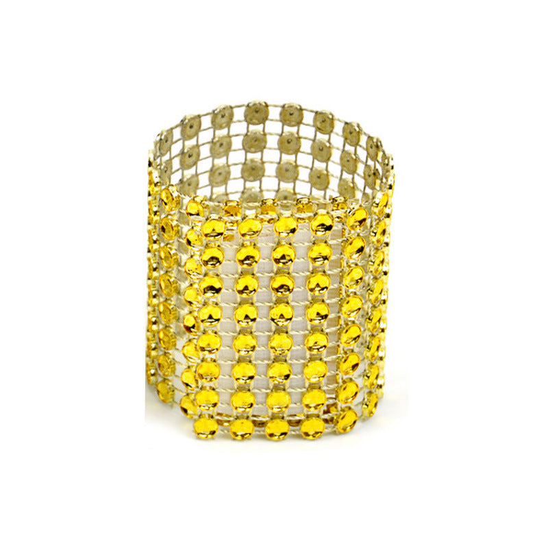 Set of 10 Napkin Rings for Hotel & Home Table Settings - Multiple Colors