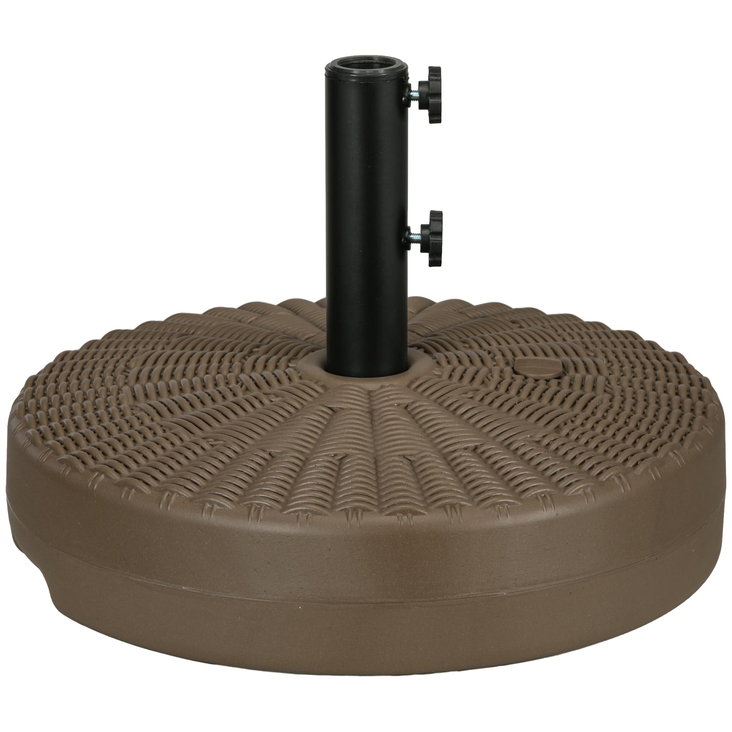 Fillable Umbrella Base for 1.5" & 2" Poles - Brown