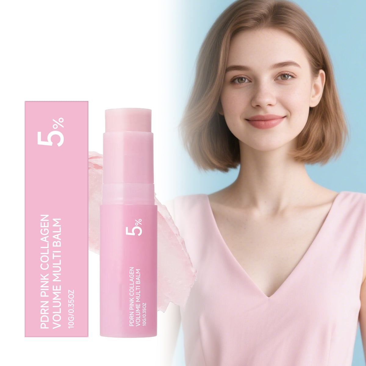 Moisturizing Facial Care Stick - Plump Multi-Effect Hydrating Balm