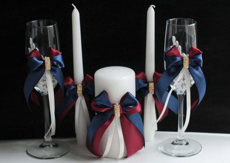 Candle set 3 pcs general illumination paraffin style selection