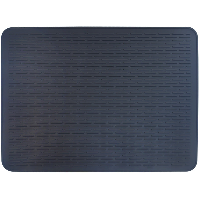 Silicone Draining Pad Non-Slip Heatproof Kitchen Mat - Multifunctional