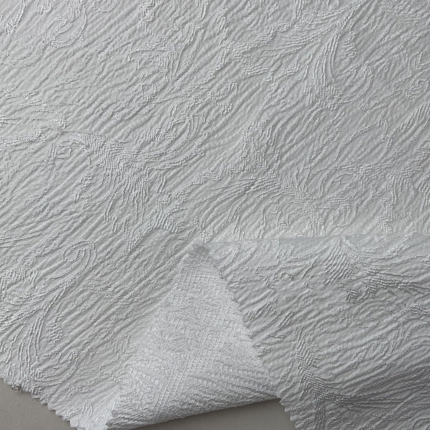 Embossed Silk Jacquard Fabric for Sewing and Upholstery - 145cm Wide