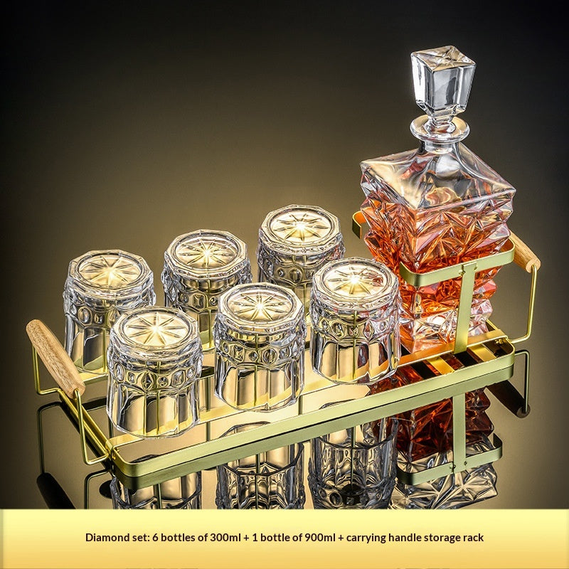Premium Whiskey Glass and Decanter Set - Multiple Styles & Designs