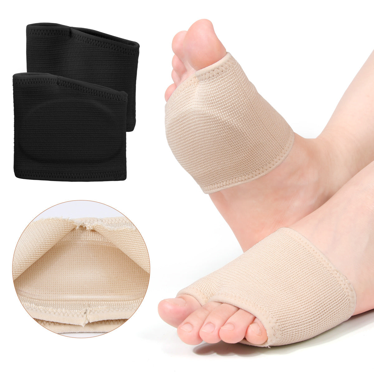 Non-Slip Forefoot Pads – Cushioned & Breathable