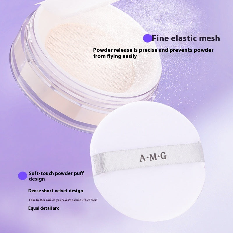 Oil Control Face Powder Makeup - Waterproof, Sweat-proof, Long-lasting, 10g