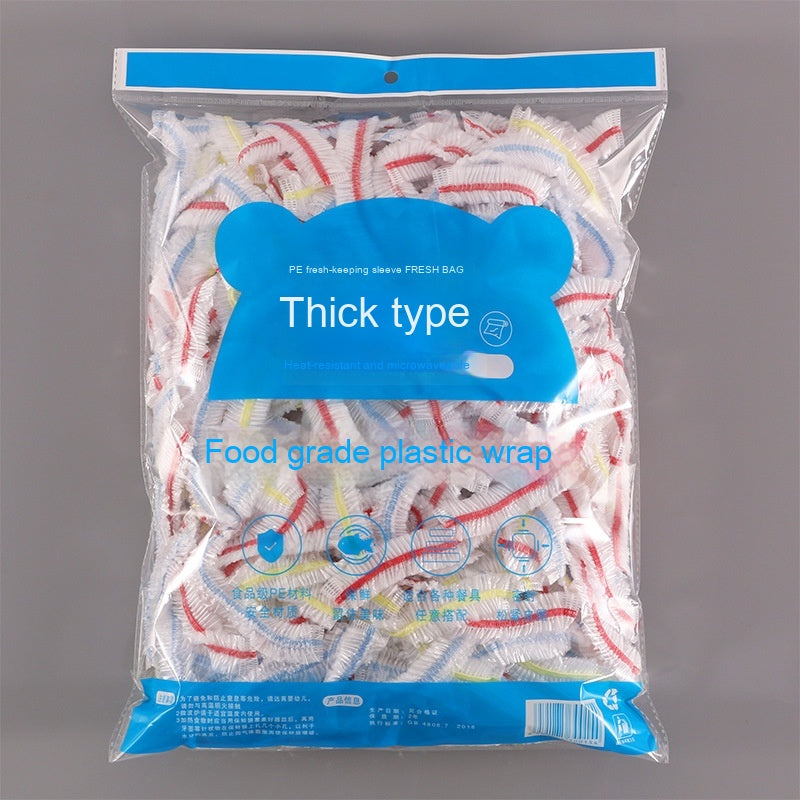 Refrigerator Food Freshness Cover - Household Plastic Wrap for Leftovers