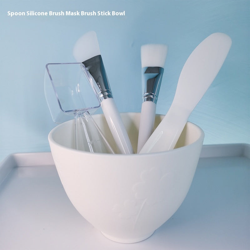 Silicone Mask Bowl and Brush Set for Face Makeup & Skincare