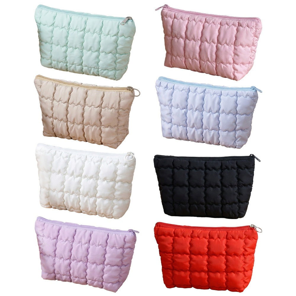 Multicolor Pleated Lightweight Clutch Bag - Stylish Portable Handbag