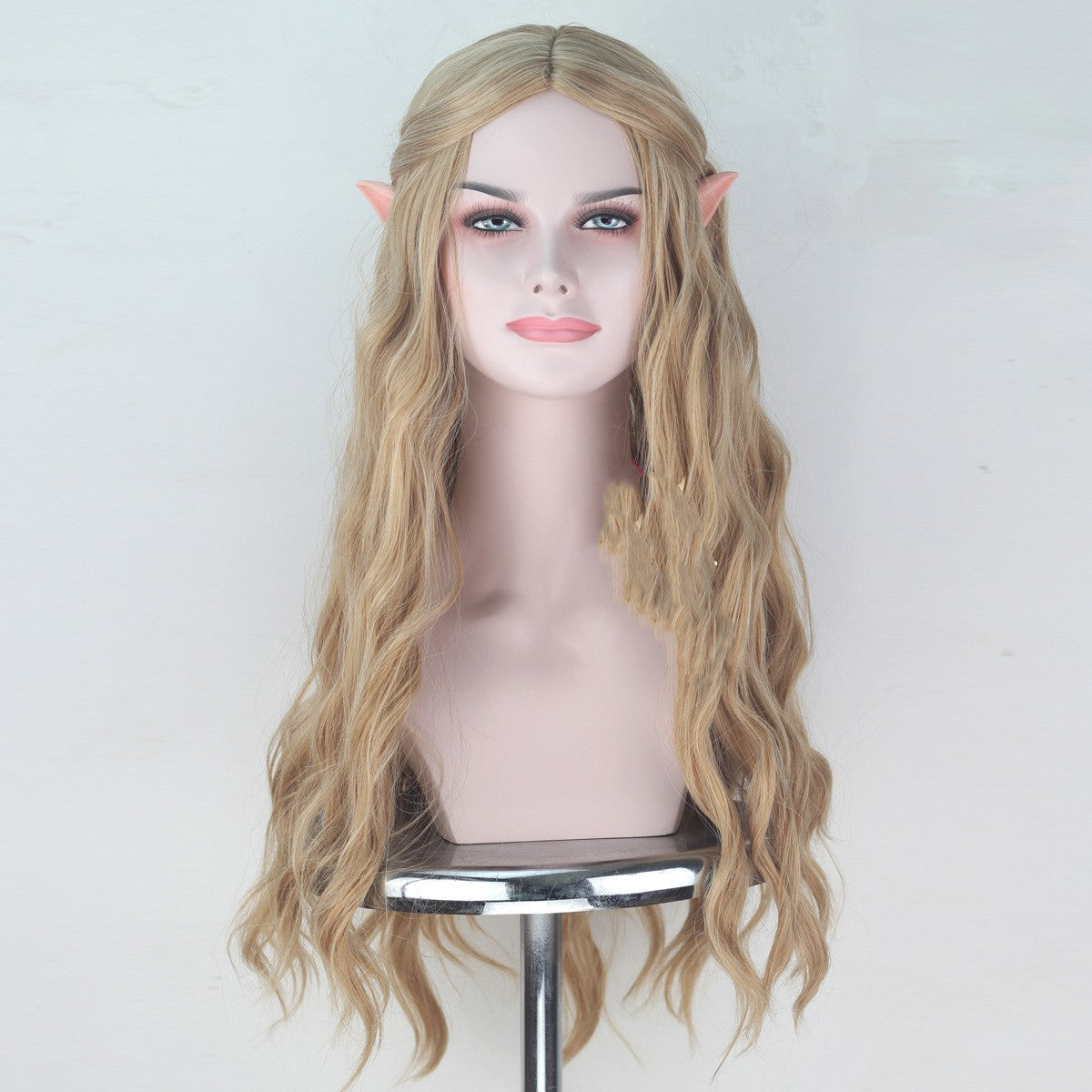 Elf Queen Cosplay Wig with Ears - Long Anime Hair
