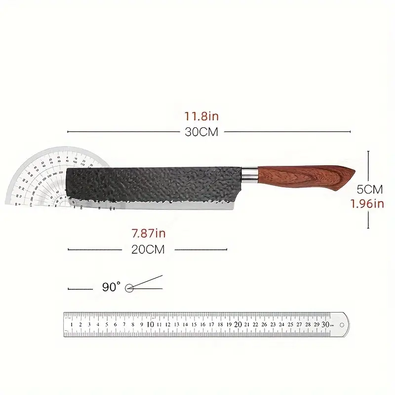 6-Piece Forged Kitchen Knife Set with Scissors & Peeler