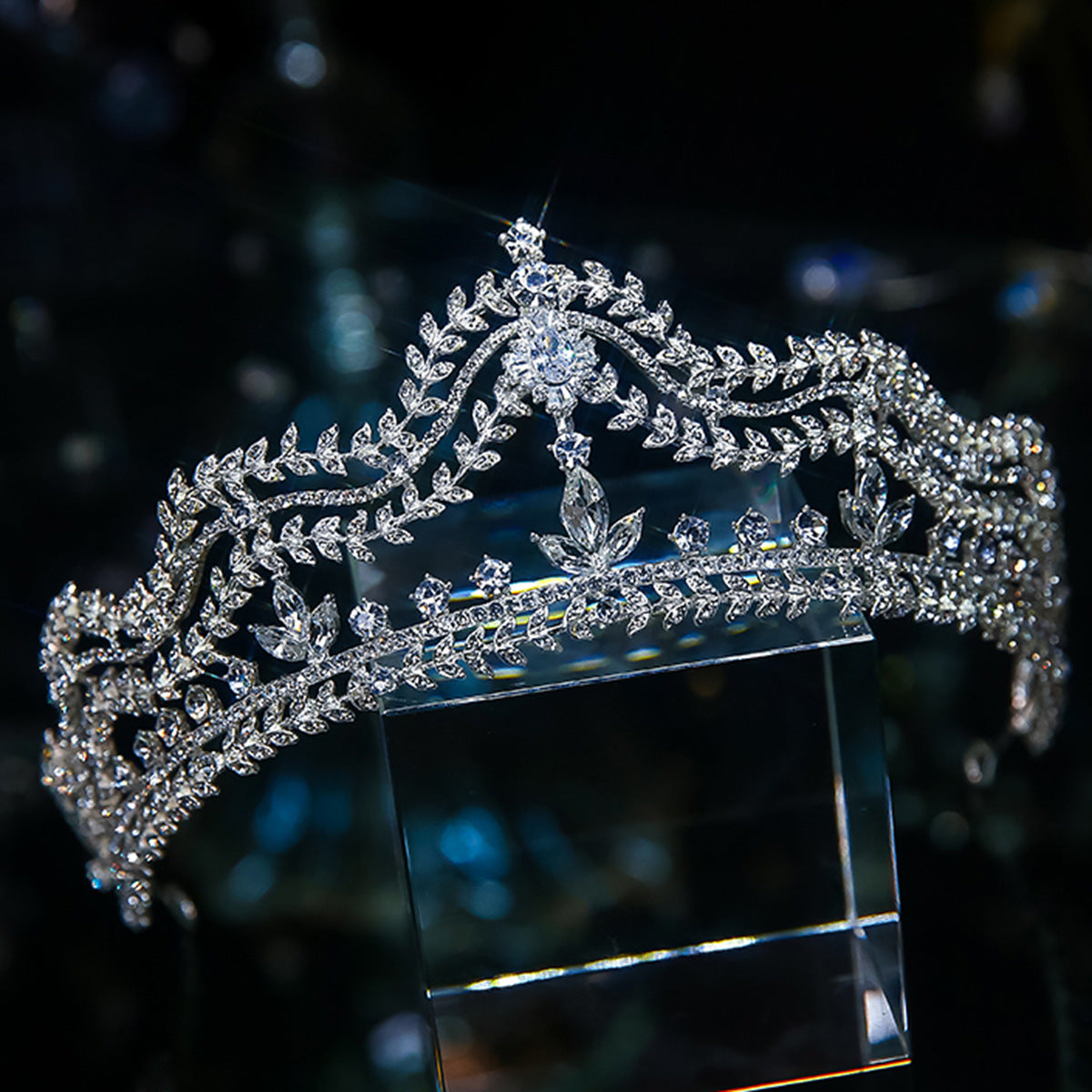 Crystal Crown Hair Hoop Headpiece
