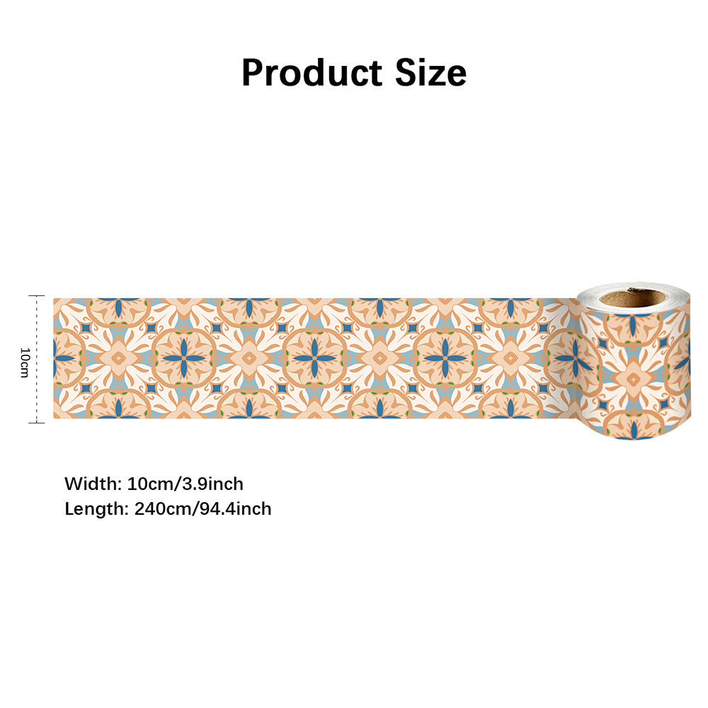 Home Wall & Floor Skirting Line Stickers - Moisture & Stain Resistant PVC